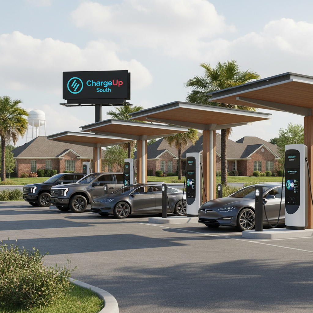 Southern USA Sees Tesla, BYD, and Rivian Competing for EV Market Share in 2025