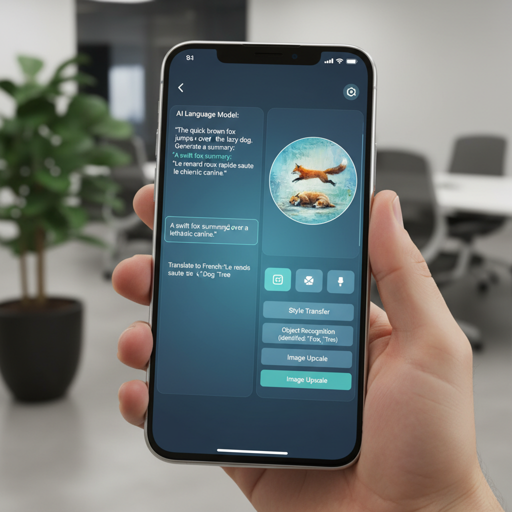 Your Phone, Your AI: The Benefits of On-Device Generative Capabilities