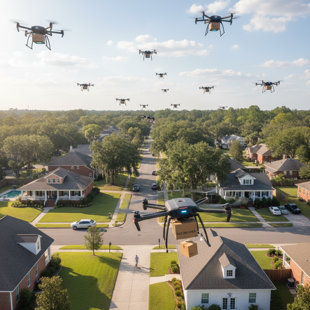Southern USA Steps Into the Future with Amazon’s Drone Delivery Expansion