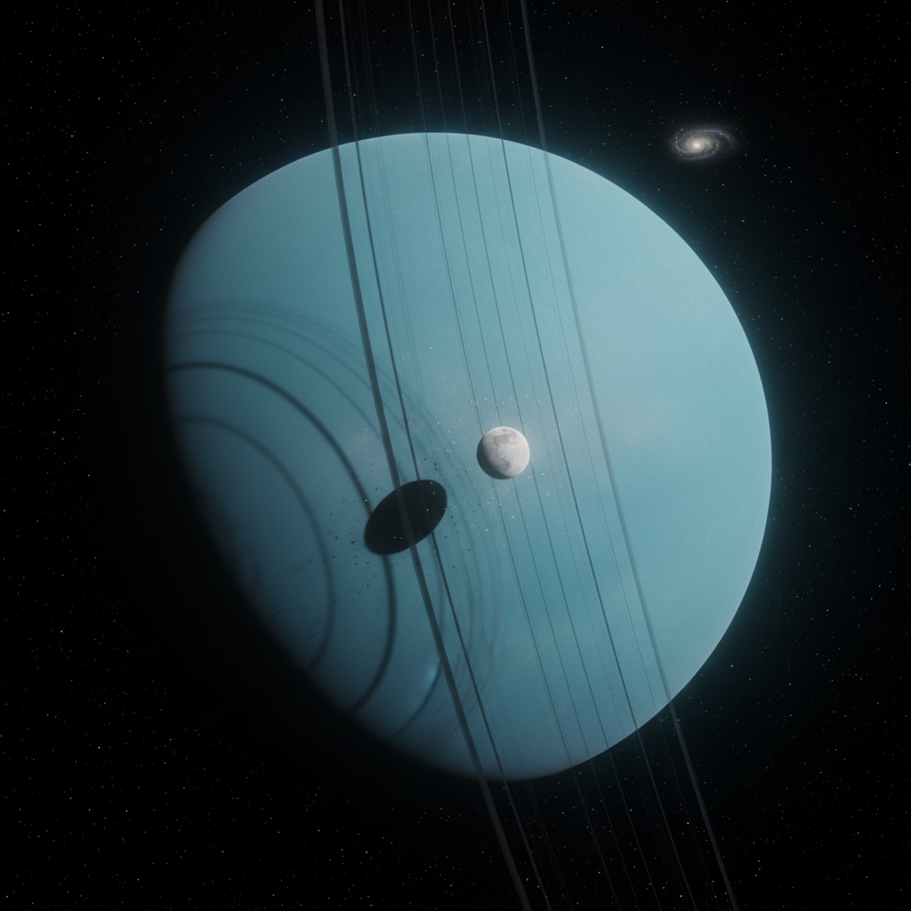 Webb Telescope Uncovers Tiny Moon in Uranus’ Inner System