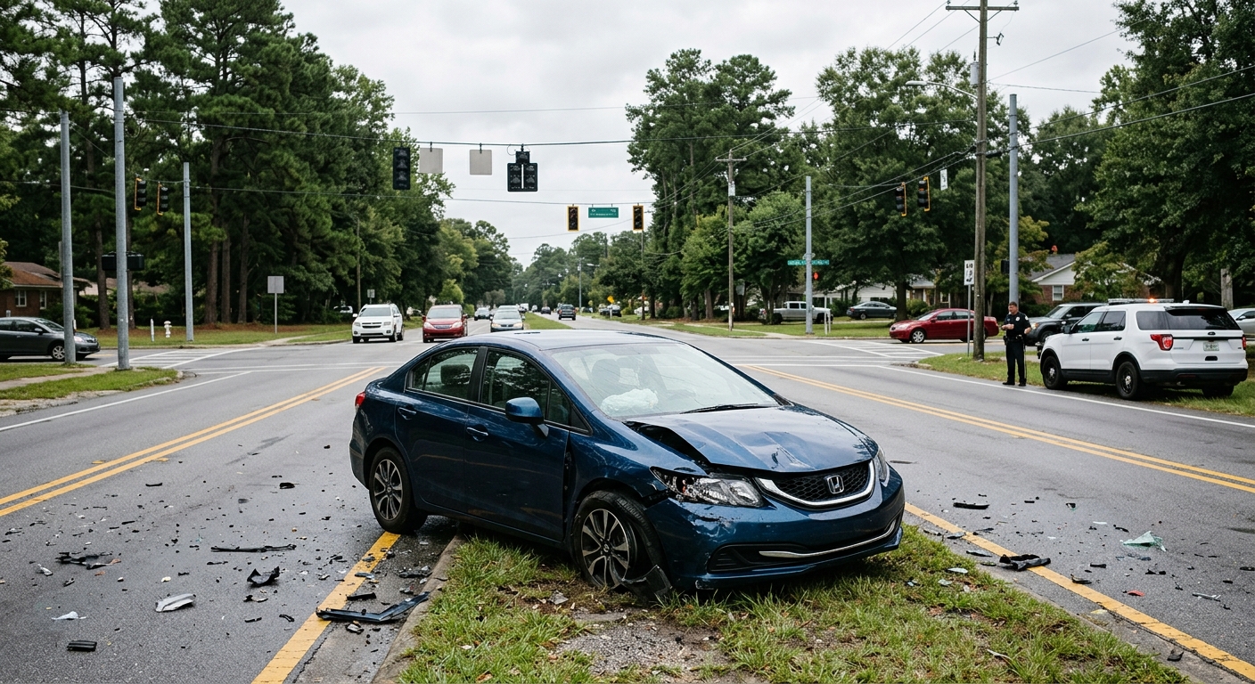 Police Chase in Southern USA Ends with Felony Charges After Crash